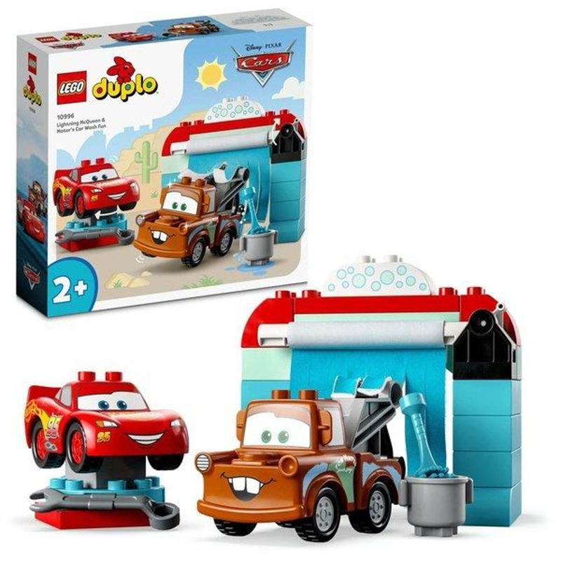 LEGO Duplo LEGO DUPLO Disney ve Pixar Arabalar Şimşek McQueen ve Mater'in Oto Yıkama Eğlencesi 10996