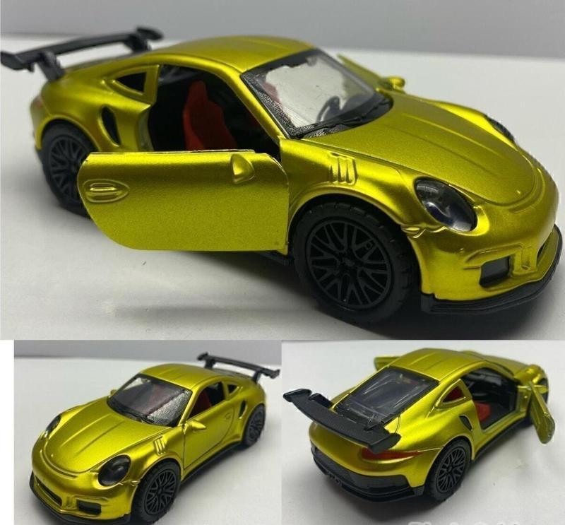 Diecast,Metal Oyuncak Araba Porsche 10 Cm Çek Bırak Model Araba Metal Araba