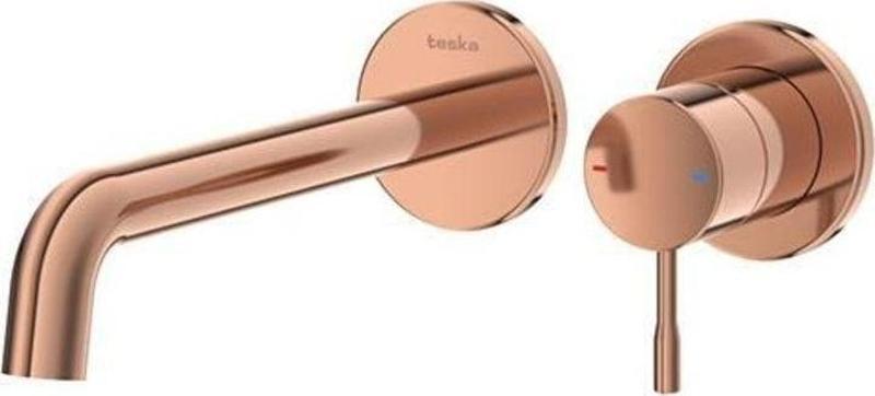 Atlas Ankastre Lavabo Bataryası-Rose Gold