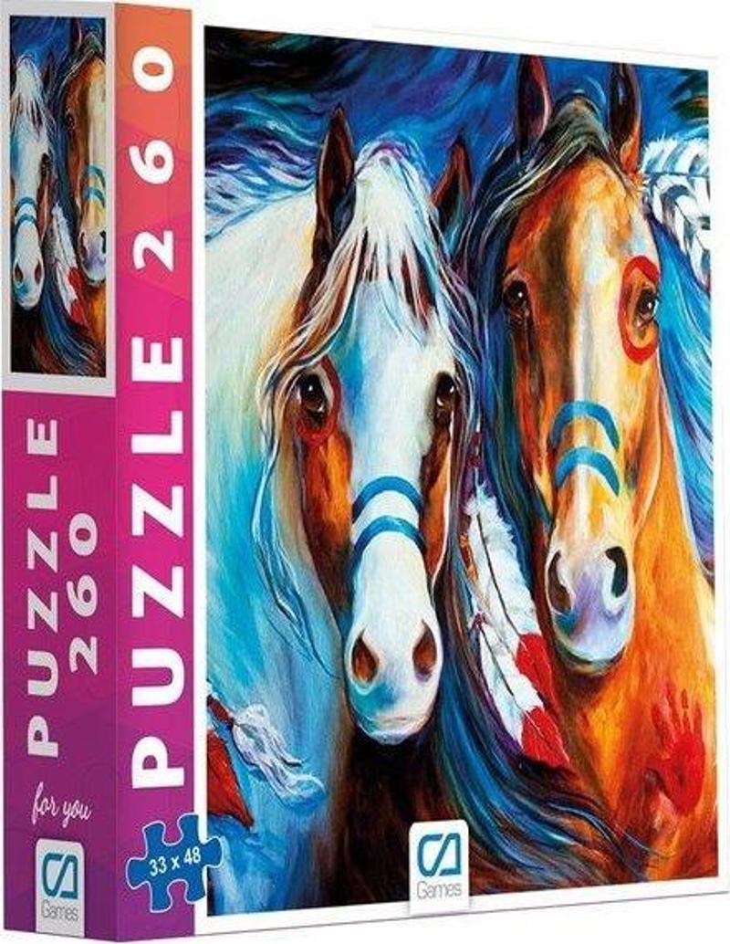 Atlar Puzzle 260 Parça