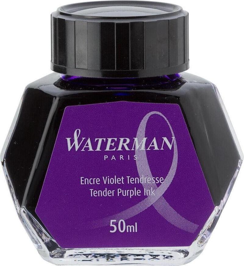 Dolma Kalem Mürekkebi Cam Şişede 50 ML Mor Dolma Kalem Mürekkebi