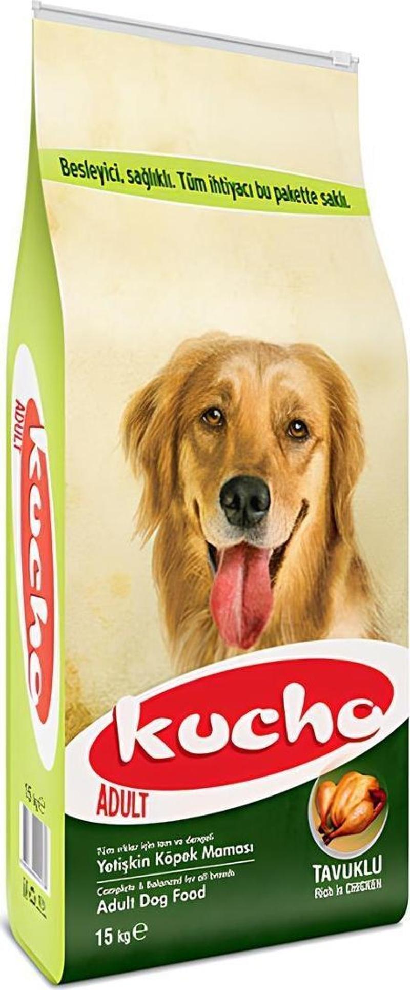 15 Kg Kucho Adult Dog Chicken Tavuklu Yetişkin Köpek Maması Taze Mama