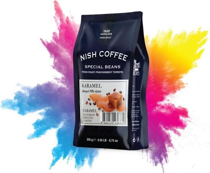 Nish Karamel Aromalı Filtre Kahve 250 gr