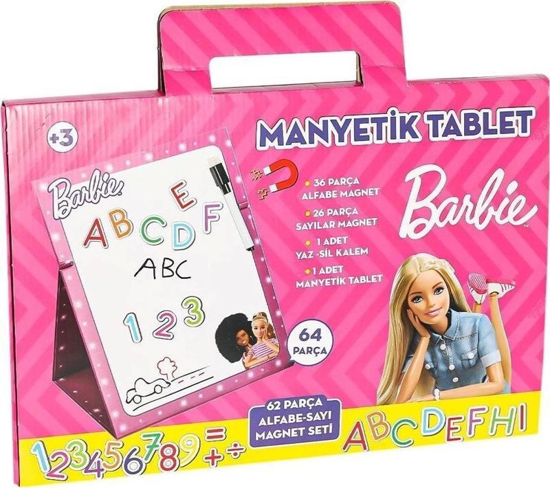 2229 Barbie Manyetik Tablet 64 Parça -Dıytoy