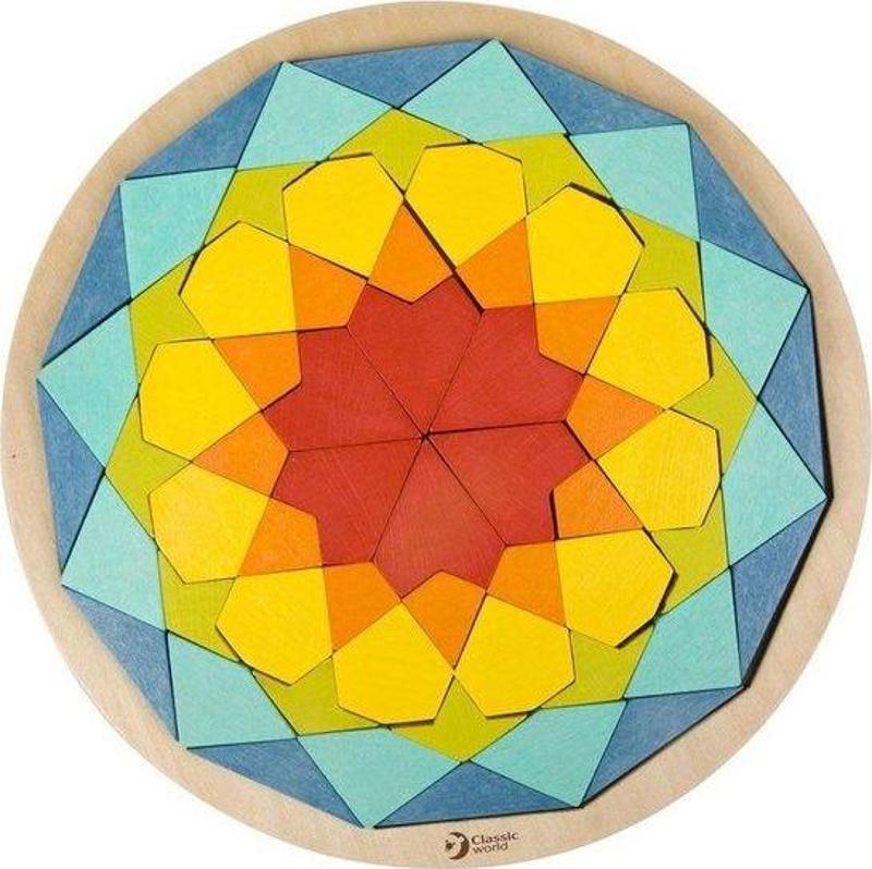 Ahşap Mandala Bulmaca