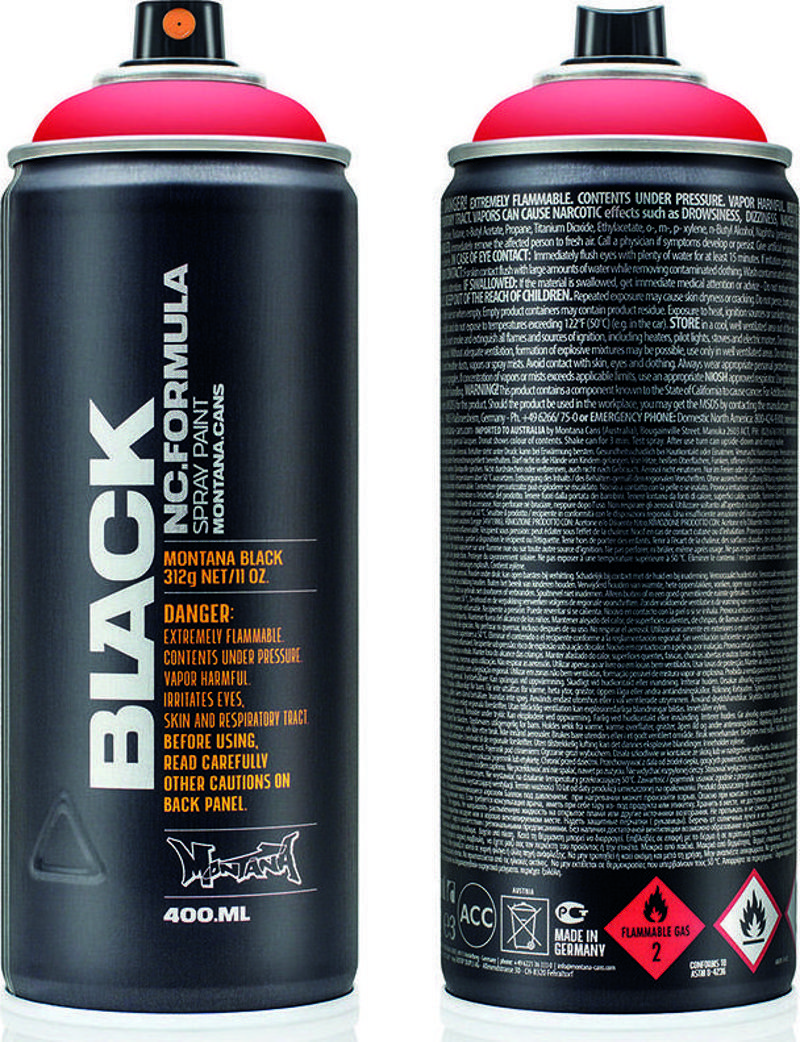 Black Sprey Boya 400ml Code Red BLK2093