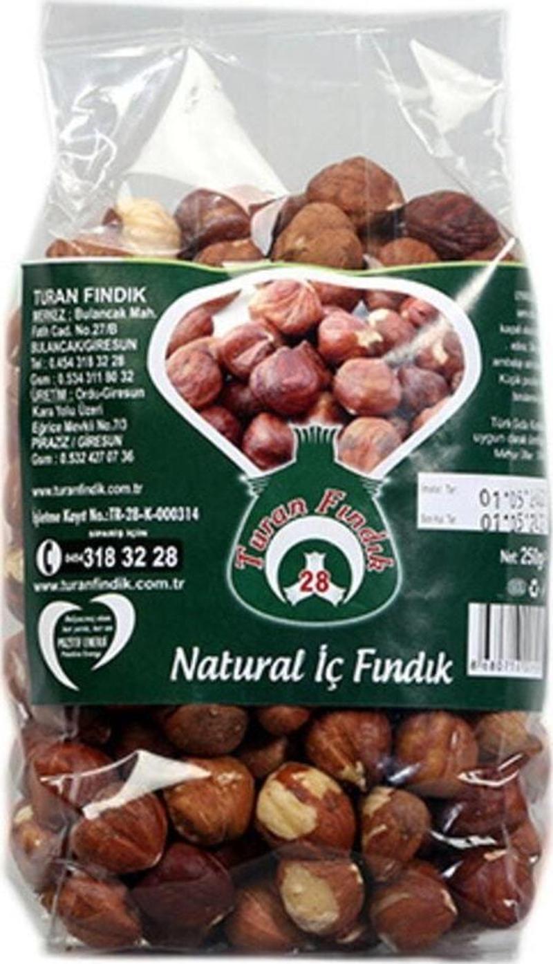 bazaar-turkey Bazaar Turkey Naturel Fındık 250 gr