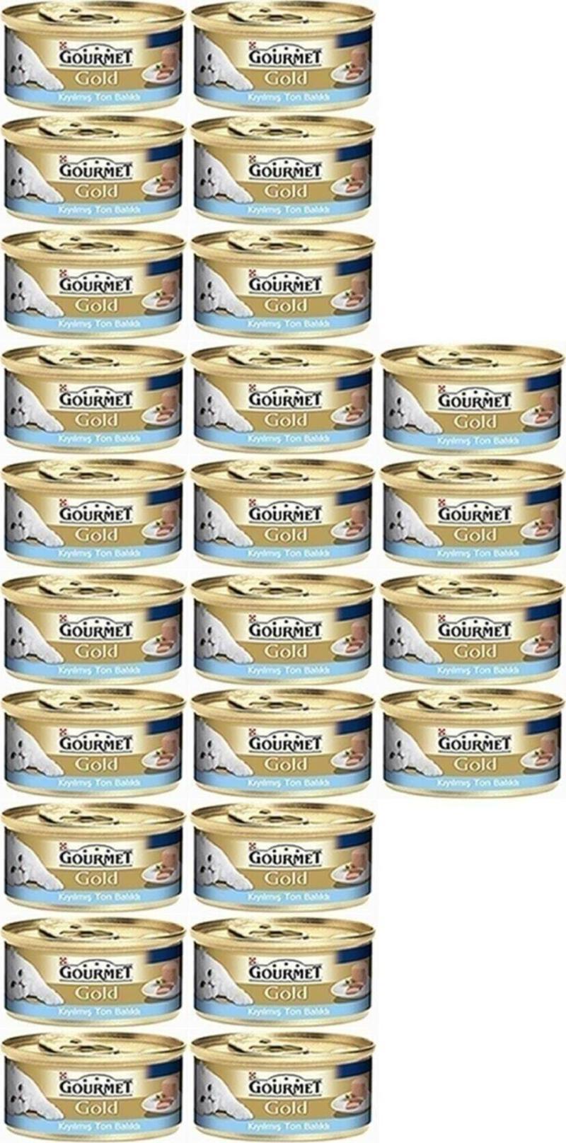 Gold Kıyılmış Ton Balıklı Kedi Konservesi 24x85gr