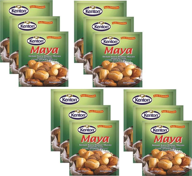 Instand Kuru Hamur Mayası 4 lü Paket 10 gr_4*12 ADET