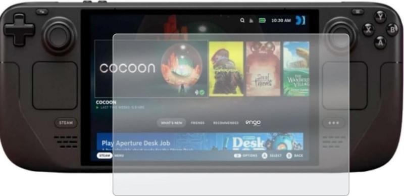 Steam Deck 7 inç Mat Ekran Koruyucu Şeffaf Oyun Konsolu
