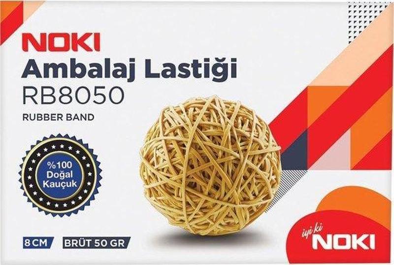 Ambalaj Lastiği 100 Kauçuk 8 cm 50 gr Kutu