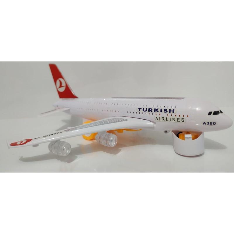 Can Ali Toys Türk Hava Yolları Sesli Işıklı Hareketli Uçak Oyuncak