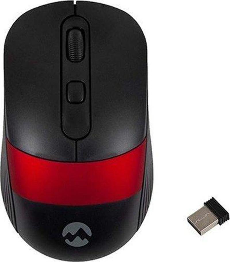 SM-18 Kırmızı Siyah USB Mouse