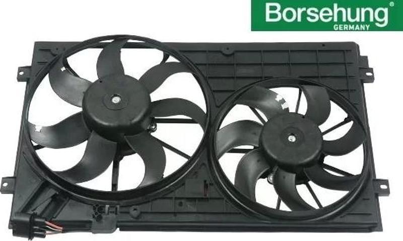 1TD121203A Fan Motorları & Dual Çerçeve 200W+150W - Caddy-Golf 5-Octavıa-Passat-Jetta-Toledo-Leon-A3