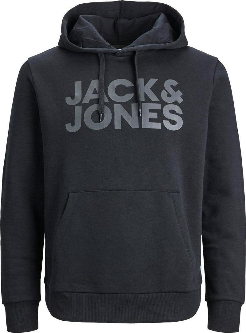 12152840 Jjecorp Logo Sweat Hood Noos Siyah Büyük