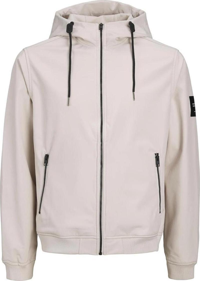 Jack & Jones 12236300 Jjebasic Softshell Hood Noos Ay Işığı