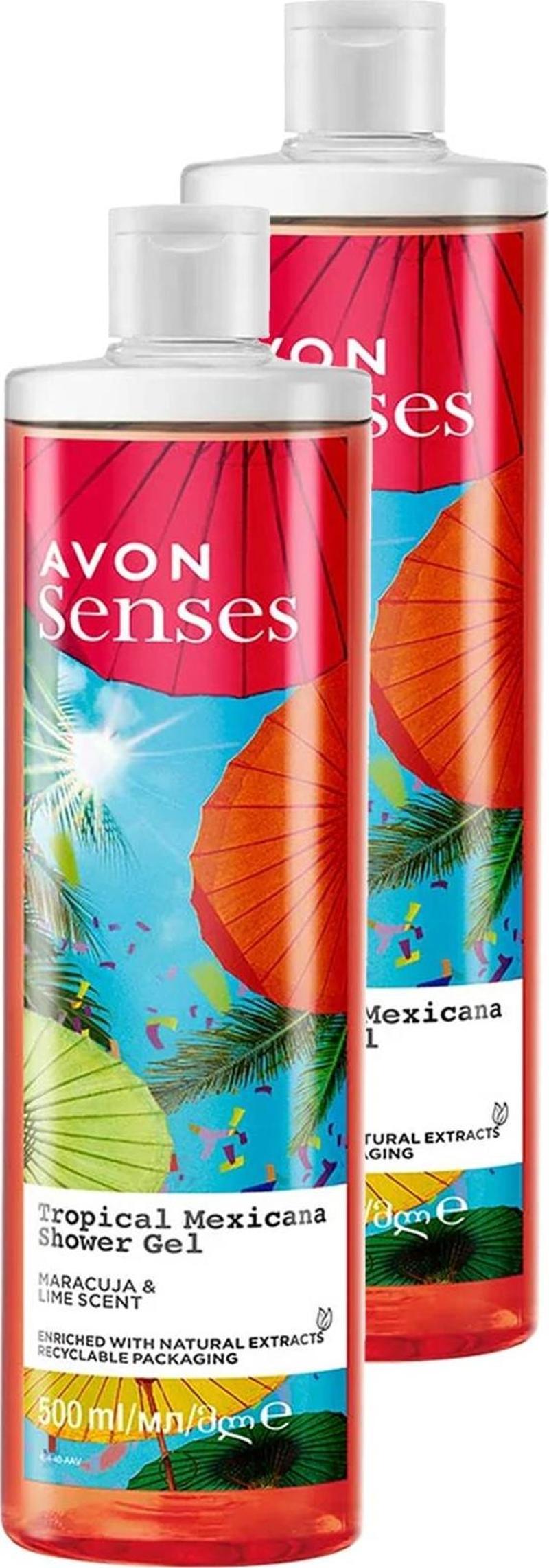 Tropical Mexicana Çarkıfelek ve Limon Kokulu Duş Jeli 500 Ml. İkili Set