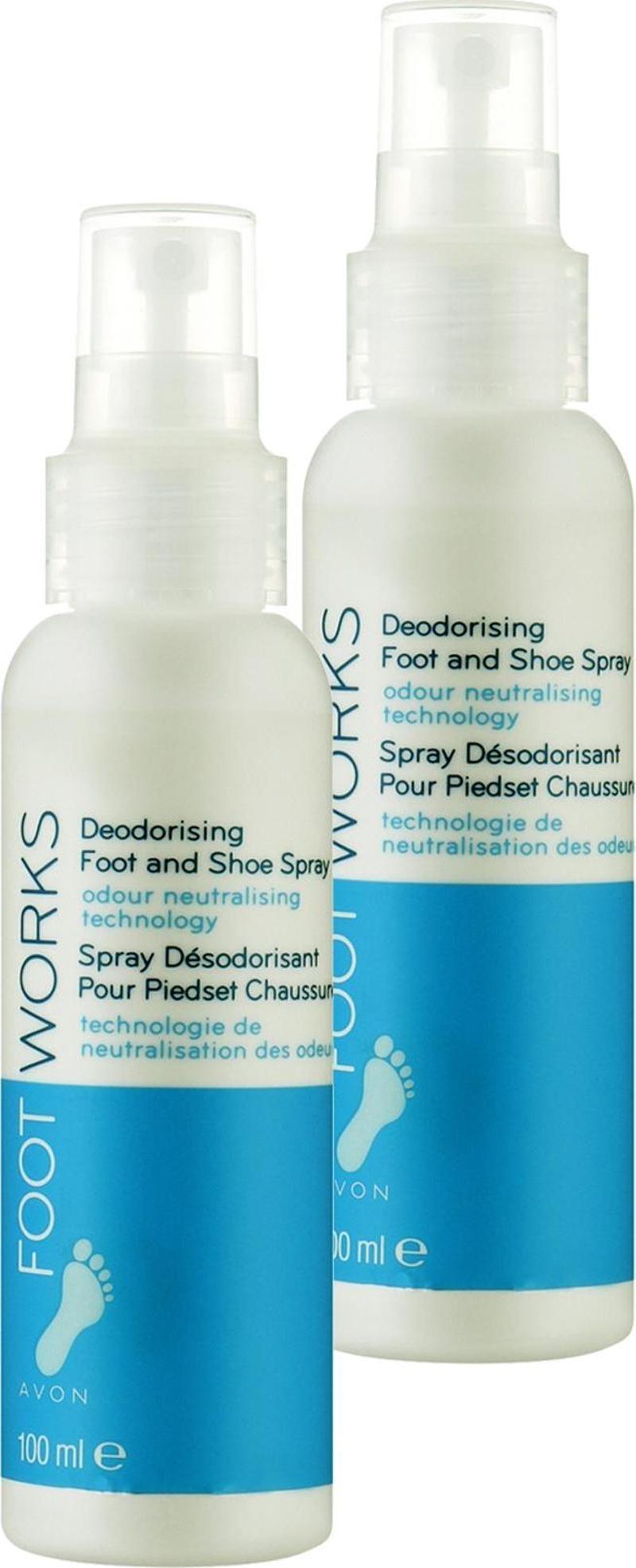 Foot Works Koku Giderici Ayak Spreyi 100 Ml. İkili Set