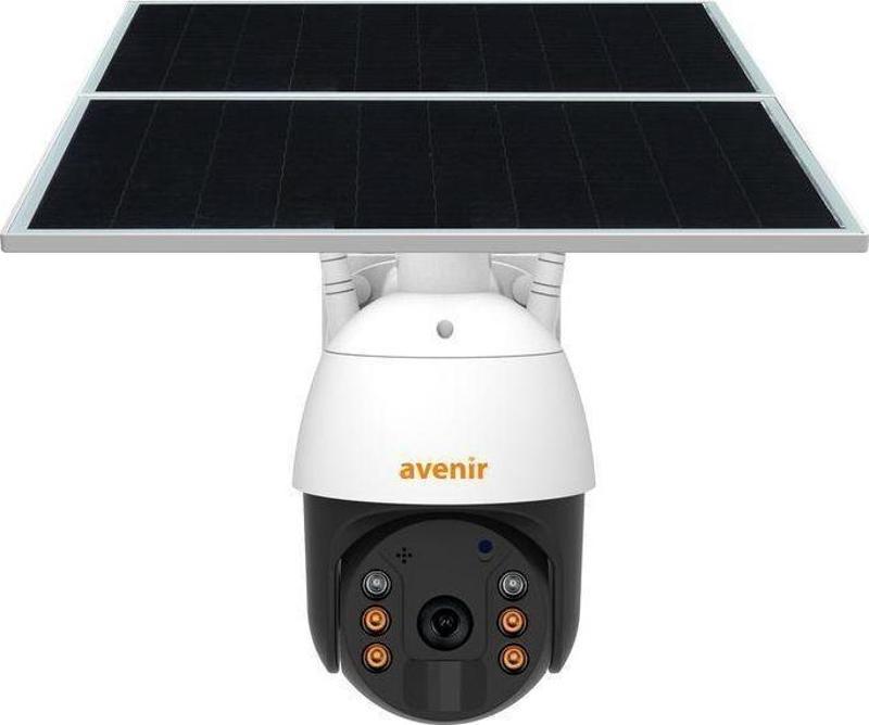 Av-S424 4G Sim Kartlı 7/24 Sürekli Kayıt Solar Panelli Güneş Enerjili Kamera