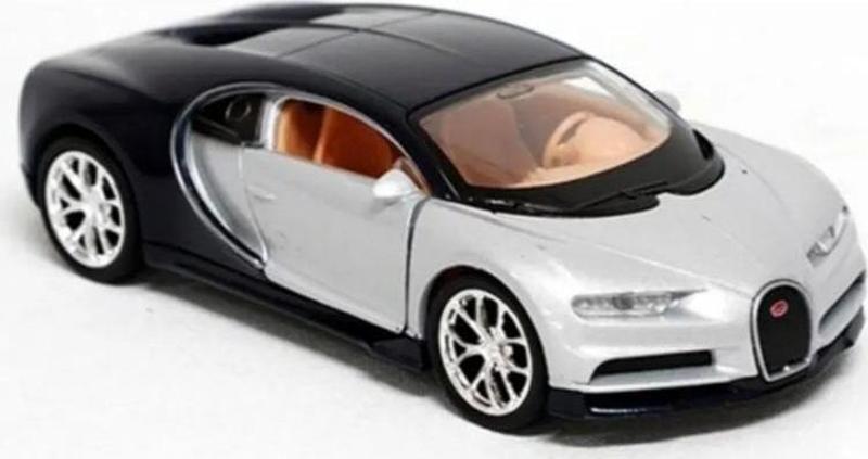 Oyuncak Araba Bugatti Chiron Metal Model Araç Çek-Bırak 12 Cm