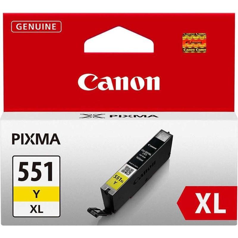 Canon CLI-551Y XL Sarı Yüksek Kapasiteli Orijinal Mürekkep Kartuş 6446B001