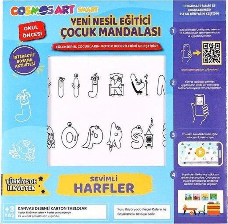 Smart Yeni Kutu Kalemsiz Harfler 30 x 30