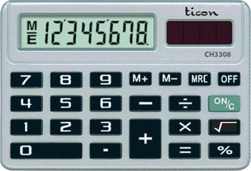Ch-3308 Hesap Makinası 8 Hane 318573