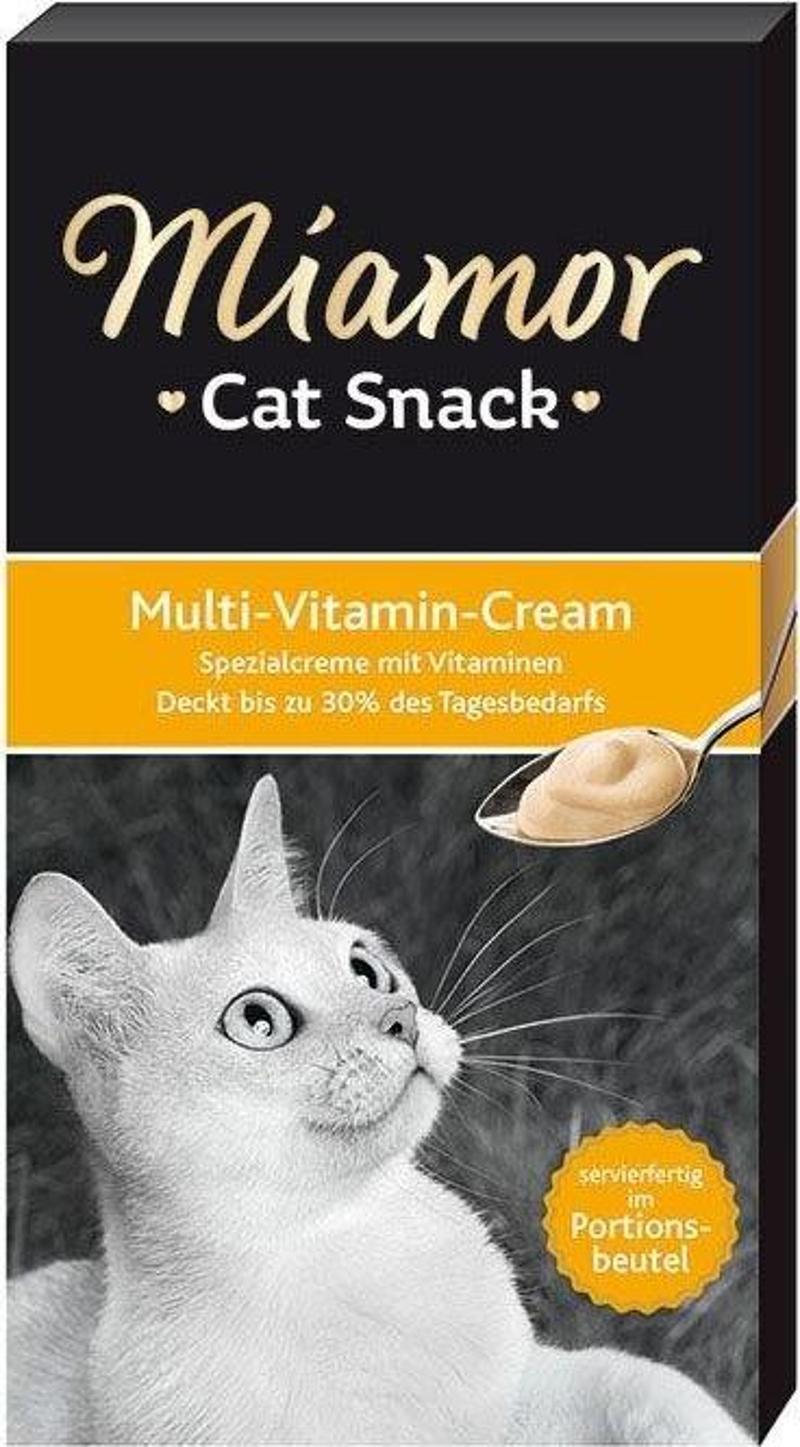 Cream Multivitamin Katkılı Sıvı Kedi Ödül Maması 6x15 Gr - Petshopundan