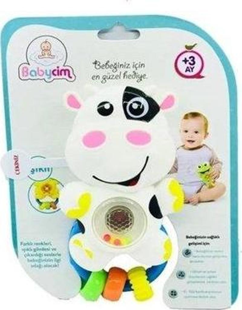 Babycim Sesli Pilli İnek Çıngırak WD-3661C-BABY