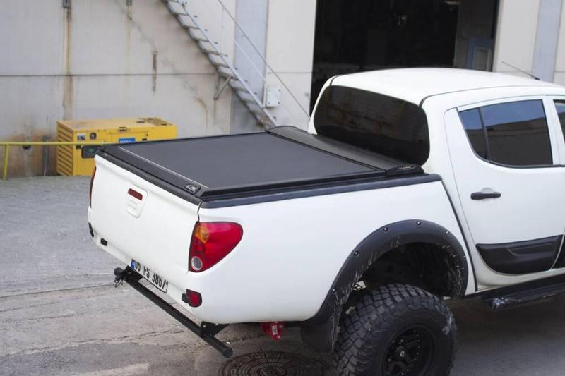 Mitsubishi L200 Omback Sürgülü Bagaj Kapama Düz Kasa Siyah 2010-2015 Arası