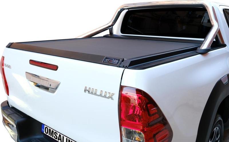Toyota Hilux Omback Sürgülü Bagaj Kapama Orjinal Rollbar için Siyah 2015-2020 Arası