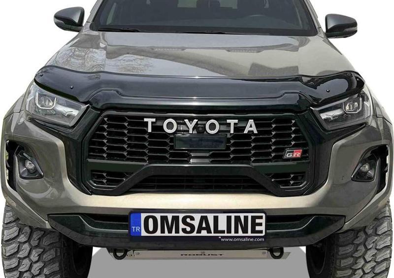 Toyota Hilux Ön Kaput Rüzgarlığı - Koruyucu 4mm 2021-2024 Arası