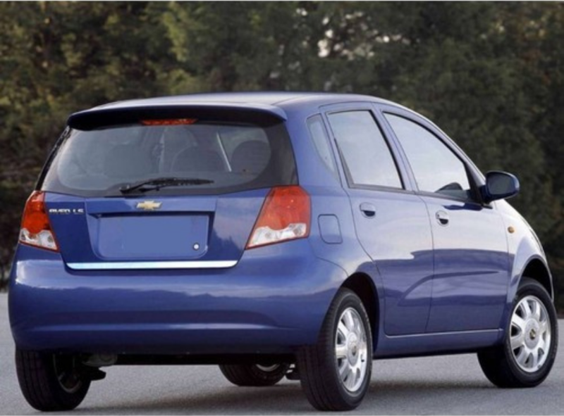 Chevrolet Aveo HB Krom Bagaj Alt Çıta 2005-2011 Arası P.Çelik