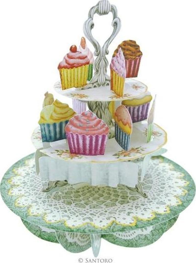 Santoro Gc - Pirouettes - Cup-Cake Tea Time Ps004