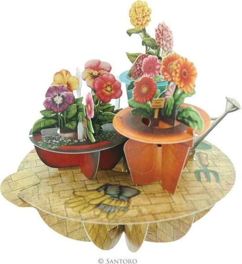 Santoro Gc - Pirouettes - Flowers & Flowerpots Ps015