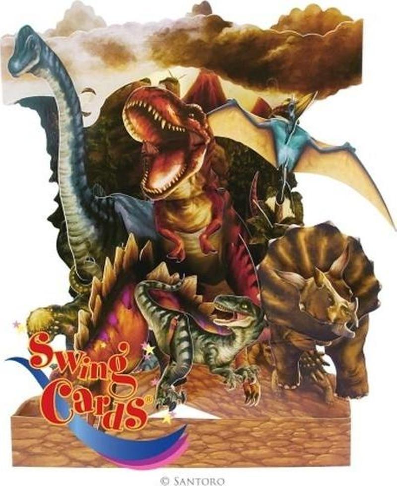 Santoro Gc-Swing Cards-Dinosaurs Sc145