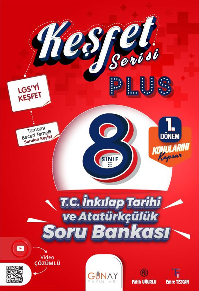 Keşfet Plus 8. Sınıf İnkılap Tarihi Soru Bankası