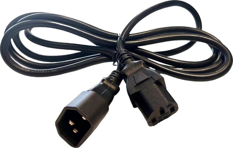 C13-C14 GÜÇ KABLOSU 1,8 MT 3X0,75mm (POWER CORD) 10'LU PAKET