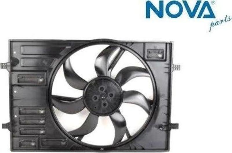 5Q0121203CL Fan Motoru & Çerçevesi Set Brose Typ - Golf-Passat-Touaran-Superb-Leon-A3-1.4 Lt.-Cxsa-C