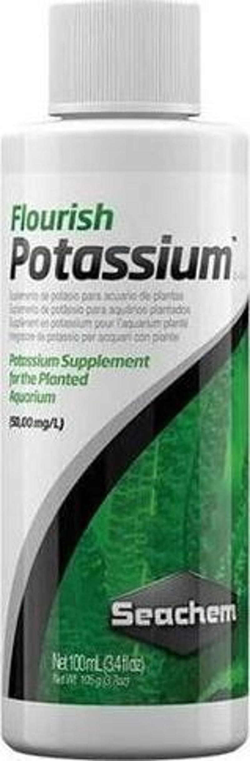 Flourish Potassium Akvaryum Bitkileri için Potasyum Takviyesi 100 Ml - Petshopundan