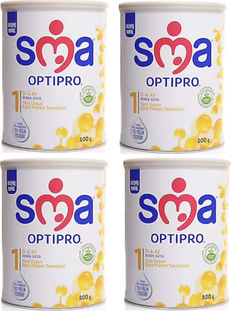 Optipro 1 Probiyotik Bebek Sütü 800 gr 4 Adet