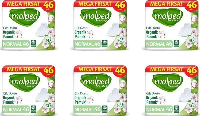 Pure&soft Hijyenik Ped Normal Süper Mega Paket 276 Adet