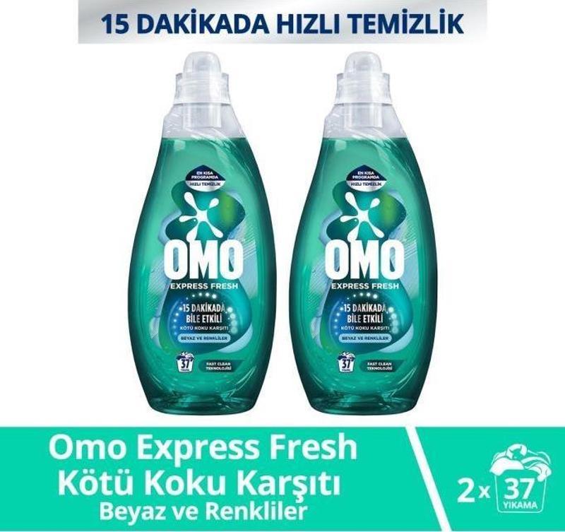 Express Fresh 1480 ml Beyaz&Renkli (Yeşil) x 2 Adet