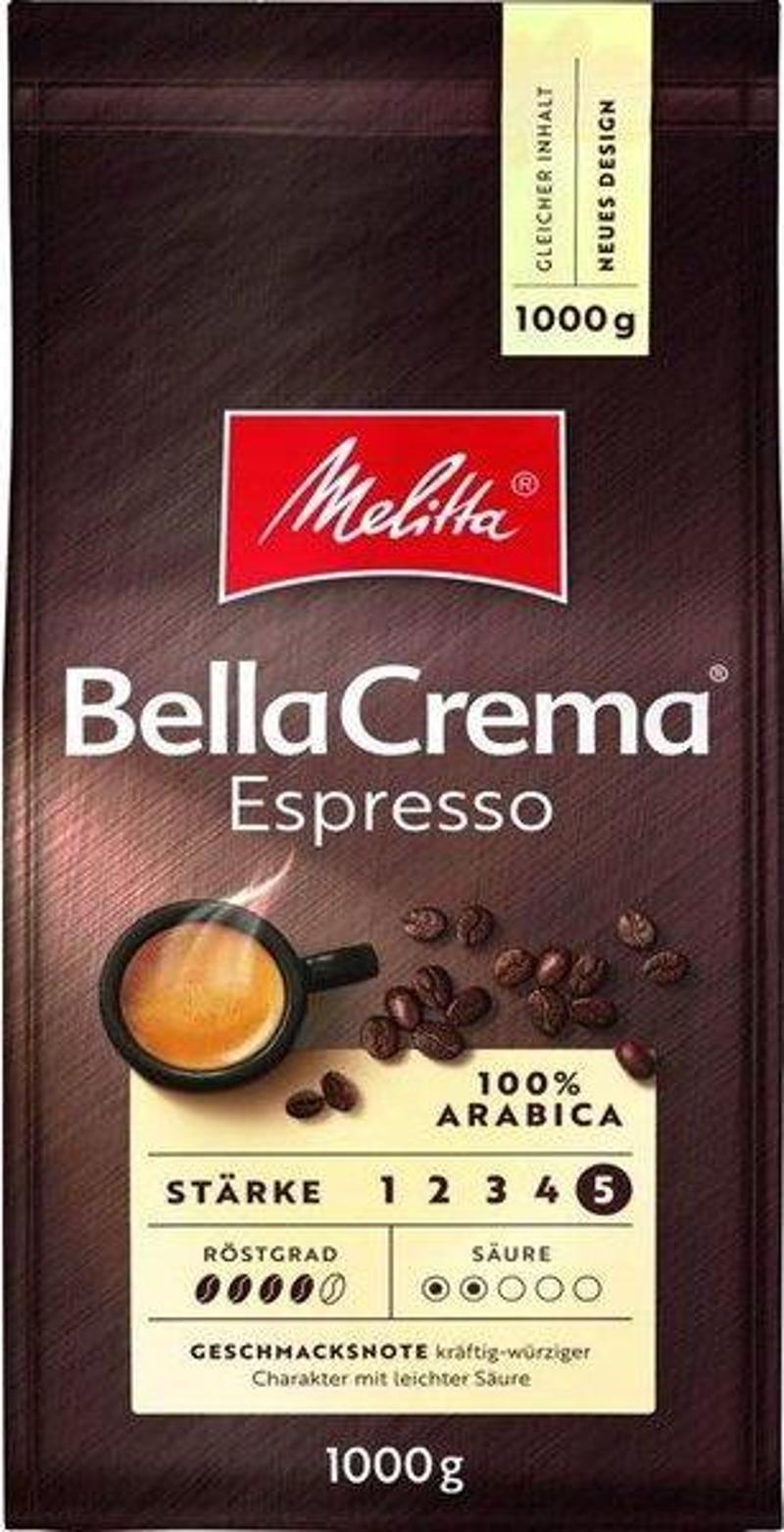 Bellacrema Espresso 1000G Çekirdek Kahve