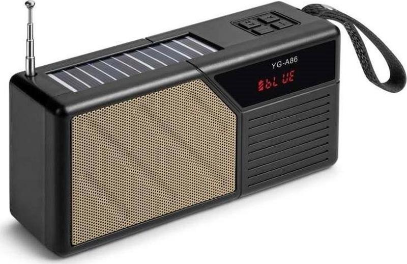 YGA86 Solar Güneş Enerji FM Radyo Fenerli Bluetooth Hoparlör