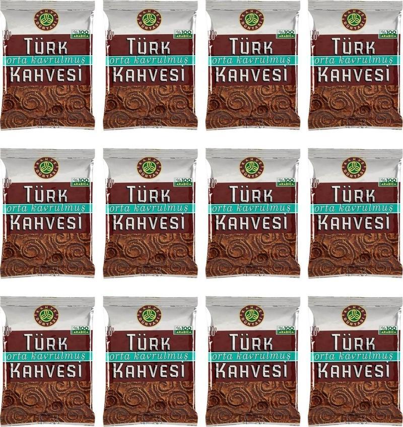 Orta Kavrulmuş Türk Kahvesi 100 gr - 12 li