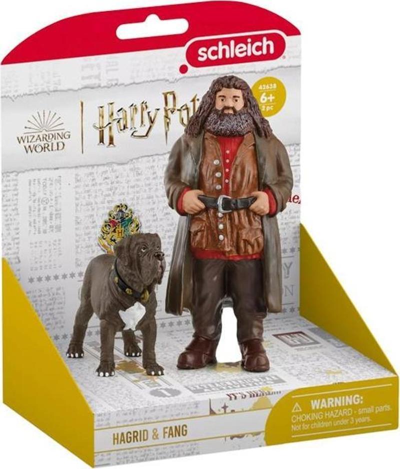 Schleich Harry Potter Büyücülük Dünyası Mini Figür Hagrid ve Fang 42638