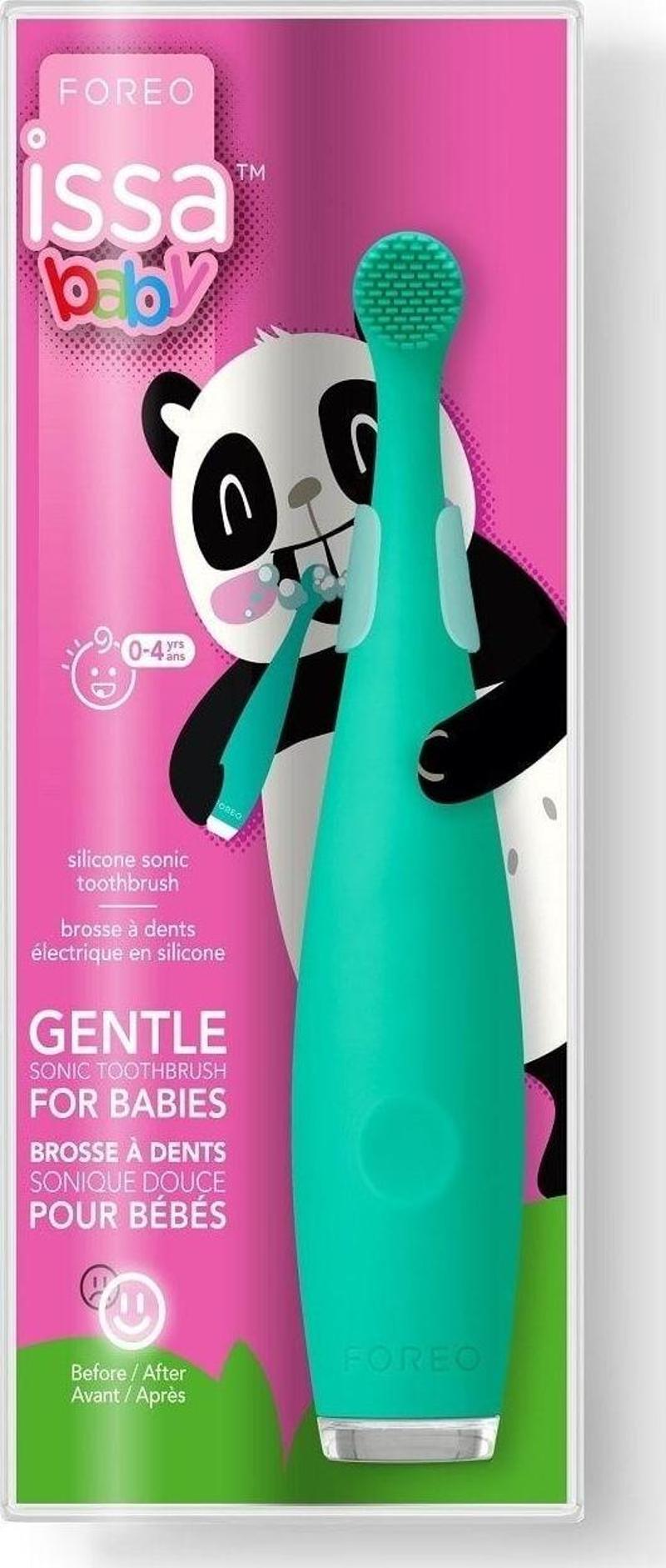 ISSA Baby Bebek Diş Fırçası (0-4 Yaş Için) Kiwi Green Panda