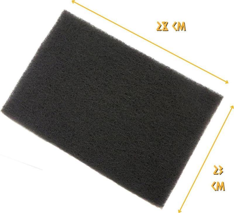 Brite Keçe Zımpara 230 x 280 mm. - Siyah - 1 Adet