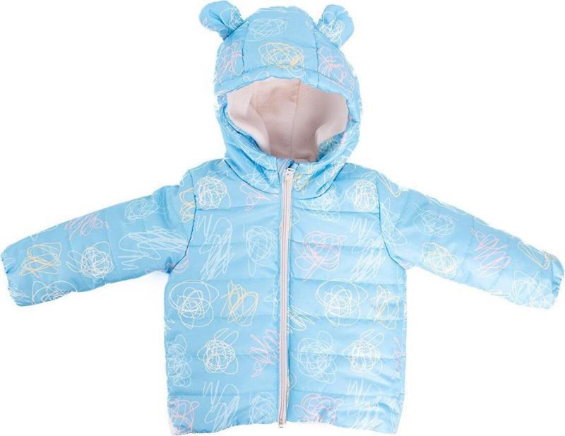 HelloBaby Basic Kulaklı Kapüşonlu Mont Kız Bebek